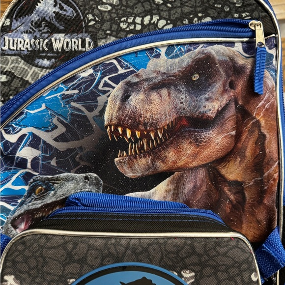 Jurassic World Backpack With Lunch Bag - Picture 3 of 4